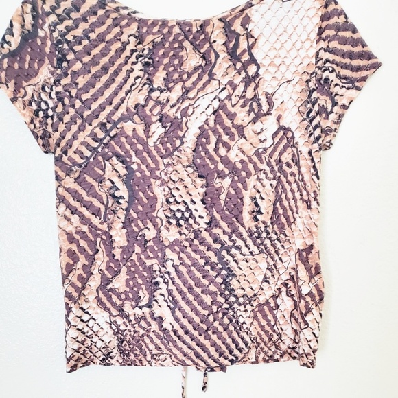 Project Runway Snake skin Print Top - Picture 6 of 7
